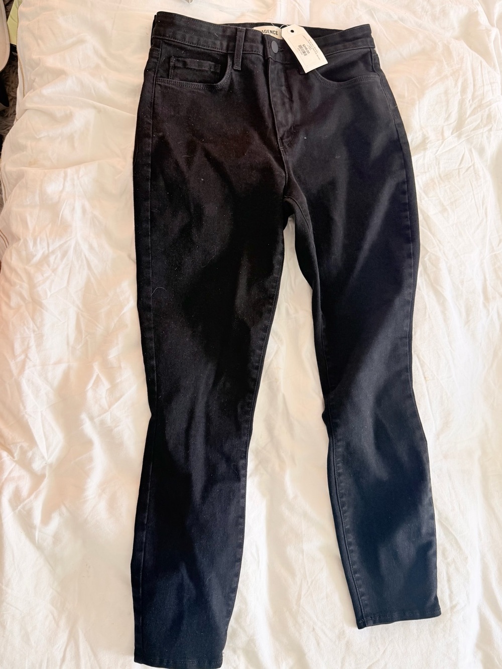 L'AGENCE Noir High-Rise Skinny Jean black